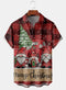Men's Christmas Funny Graphic Short Sleeve Hawaiian Shirt